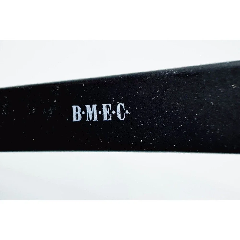 BMEC Big Roar Eyeglasses Mens Matte Brown Half Rim Rectangular 56-18-140